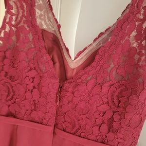 Burgundy Azazie Bridesmaid Dress NWT